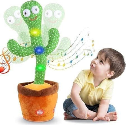 LED Dancing & Mimicking Cactus Toy for Kids