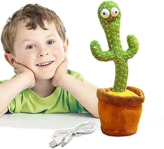 LED Dancing & Mimicking Cactus Toy for Kids