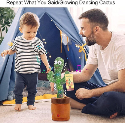 LED Dancing & Mimicking Cactus Toy for Kids