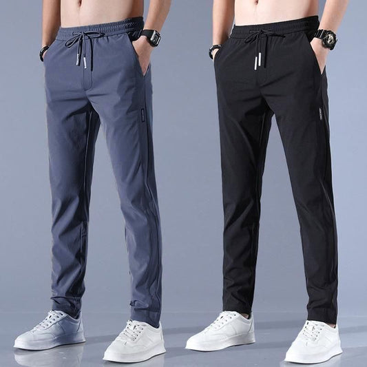 Men's NS Lycra Track Pants Combo (Set of 2)