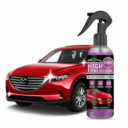 3 in 1 High Protection Quick Car Ceramic Coating Spray - Car Wax Polish Spray 200 ML (Pack of 3)